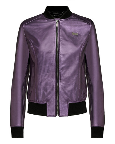 Leather Bomber Statement