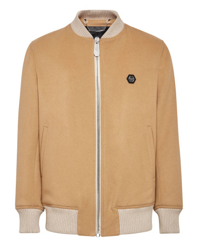 Cashmere 10 Bomber embroidery Iconic Plein