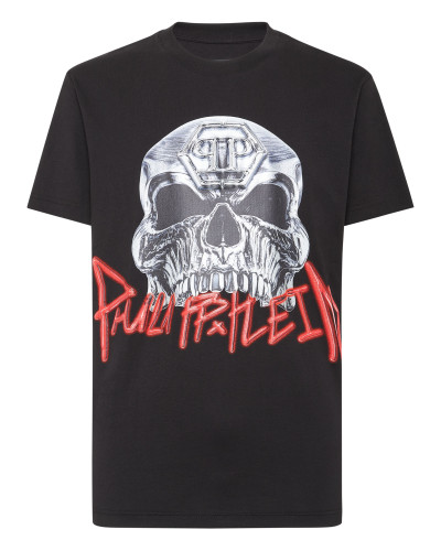 T-shirt Round Neck Skull