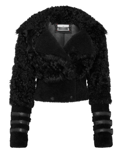 Shearling Jacket Gothic Plein