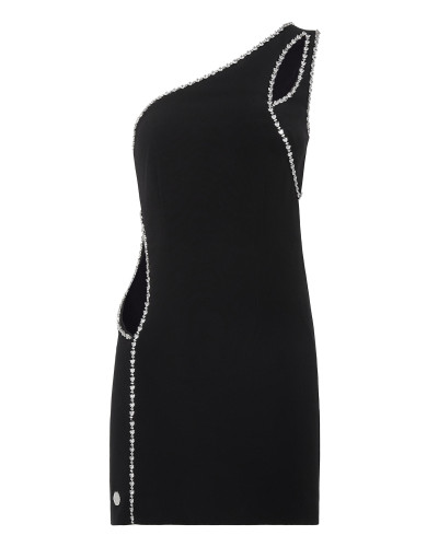 Mini Dress with Crystals