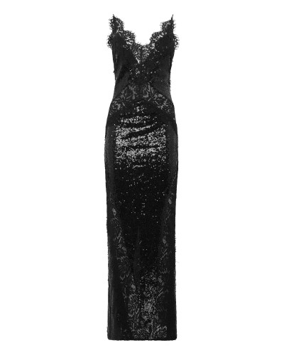 Long Dress with Crystals