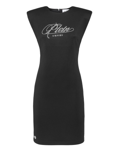 T-shirt Dress Padded Shoulders Plein Empire