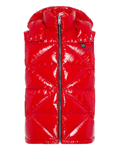 Sleeveless Jacket Hexagon