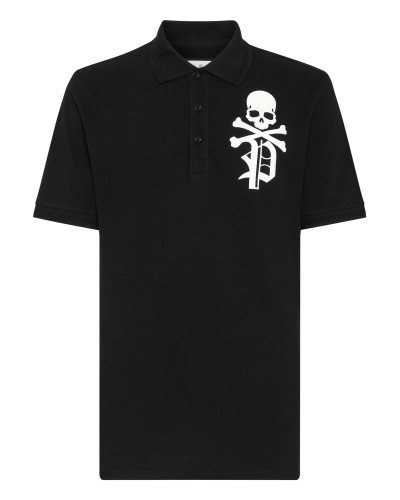 Slim Fit Polo Shirt Skull&Bones