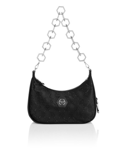 Satin Shoulder Bag Monogram