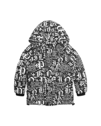 Puffer Jacket Parka Gothic Plein