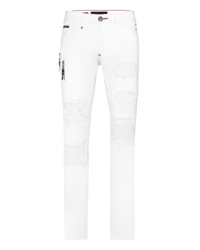 Coated Denim Rock Star Trousers