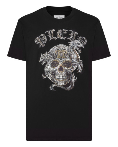 T-shirt Round Neck SS Stones Skull