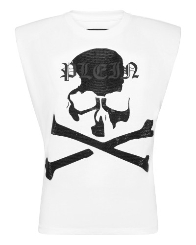 Tank Top Strass Skull&Bones