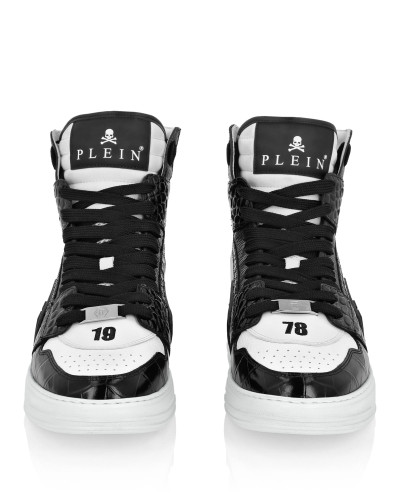 Hi-Top Crocco Printed Sneakers Phantom Kick$