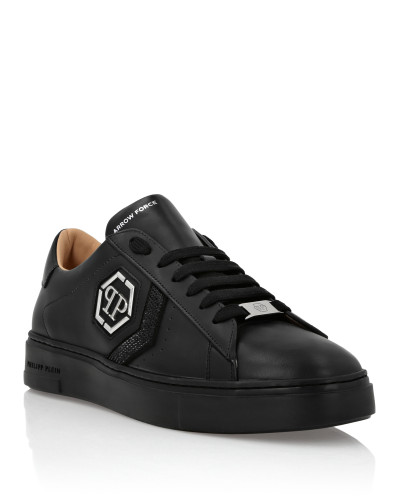 Lo-Top Leather Arrow Force Strass Sneakers