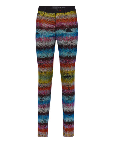 High Waist Jegging Raindbow Crystal