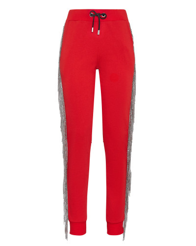 Jogging Trousers Crystal Fringe