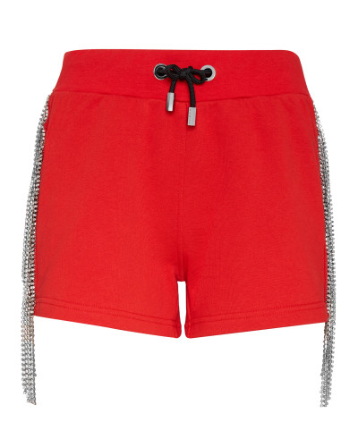 Jogging Shorts Crystal Fringe