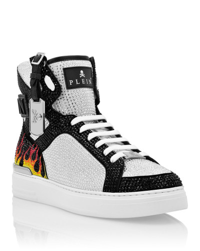 MONEY BEAST Hi-Top crystal  Flame