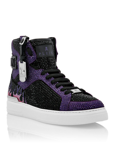 MONEY BEAST Hi-Top crystal  Flame