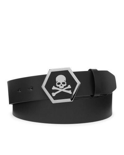 Leather Belt Skull