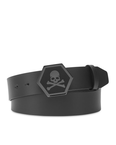Leather Belt Skull