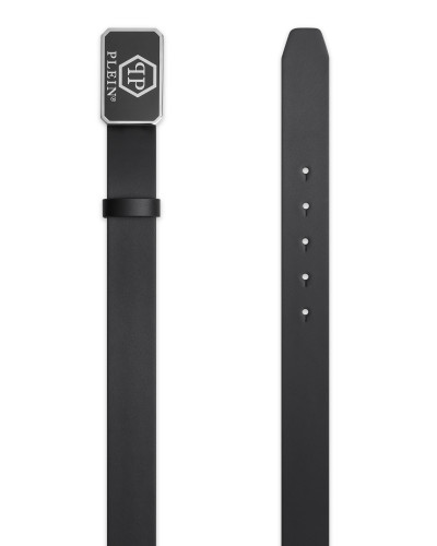 Leather Belt Hexagon