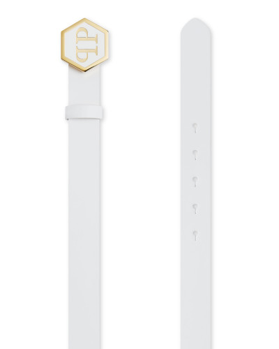 Leather Belt Hexagon