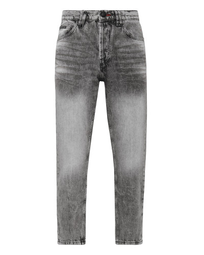 Denim Trousers Carrot Fit Iconic Plein