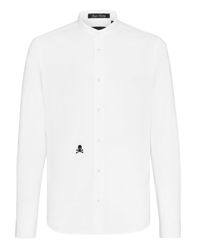 Shirt Sugar Daddy LS Embroidery Skull