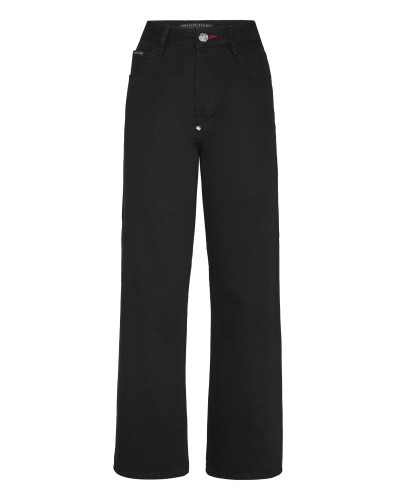 Denim Trousers Loose Fit Iconic Plein