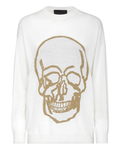 Wool Pullover Round Neck LS