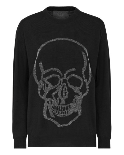 Wool Pullover Round Neck LS