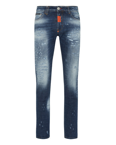 Denim Trousers Super Straight Cut Premium