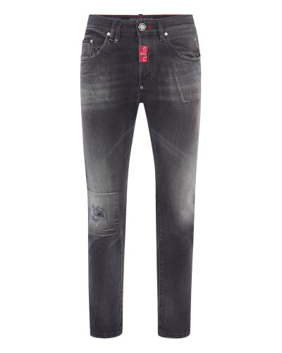 Denim Trousers Skinny Fit Hexagon