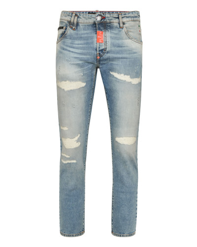 Denim Trousers Skinny Fit Hexagon