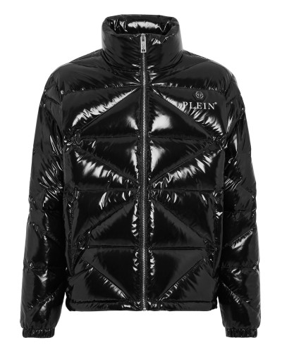 Quilted Down Jacket Hexagon