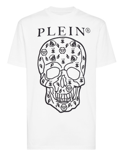 T-shirt Round Neck SS with Crystals