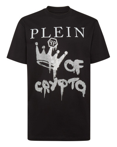 T-shirt Round Neck SS with Crystals