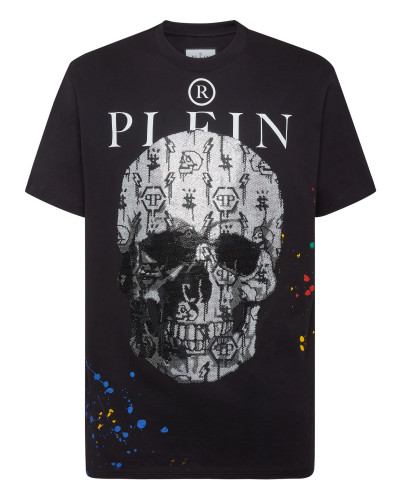 T-shirt Round Neck SS with Crystals