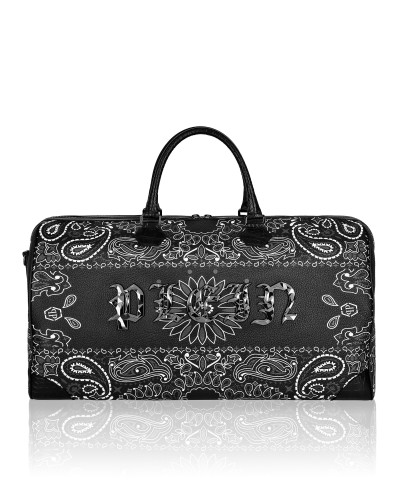 Leather Handle Bag Paisley Gothic Plein
