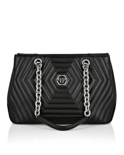 Nappa Shoulder Bag Hexagon