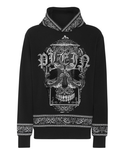 Hoodie sweatshirt Paisley Strass