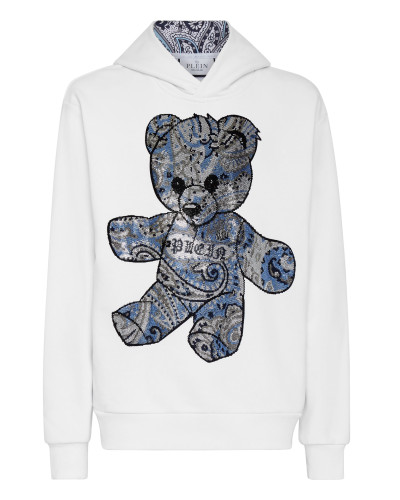 Hoodie sweatshirt Paisley Teddy Bear