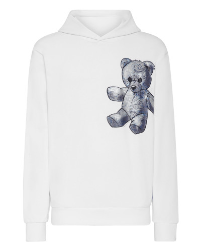 Hoodie Sweatshirt Paisley Teddy Bear