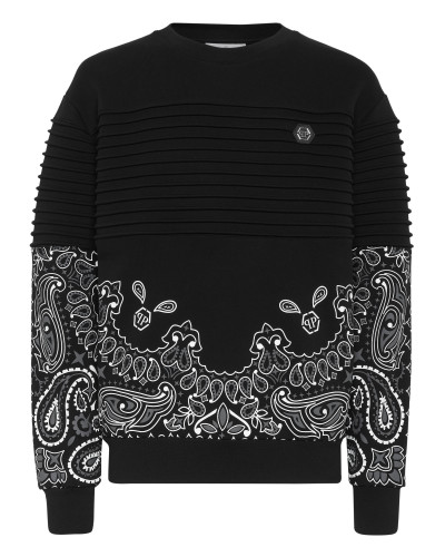 Sweatshirt LS Paisley Bandana