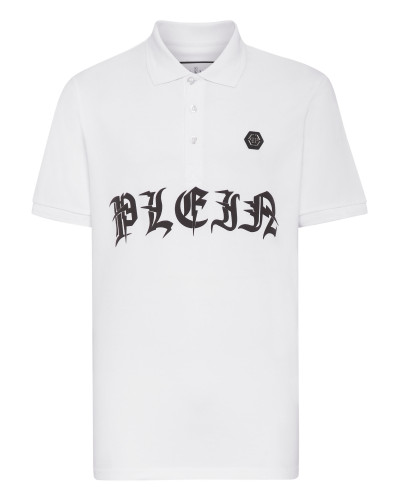Slim Fit Piquet Polo Shirt SS Gothic Plein