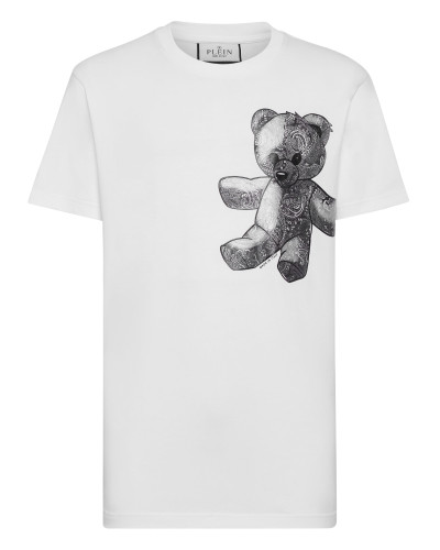 T-shirt Round Neck SS Paisley Teddy Bear