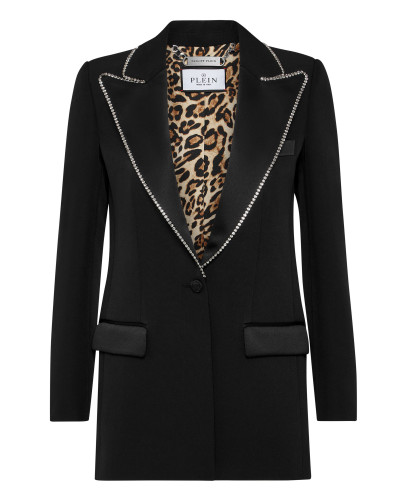 Cady/Satin Boxy Blazer Teddy Bear