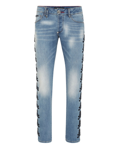 Super Straight Cut Trousers Skull