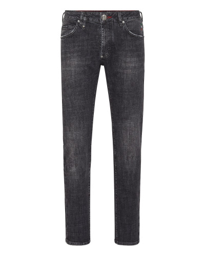 Denim Super Basic Straight Trousers