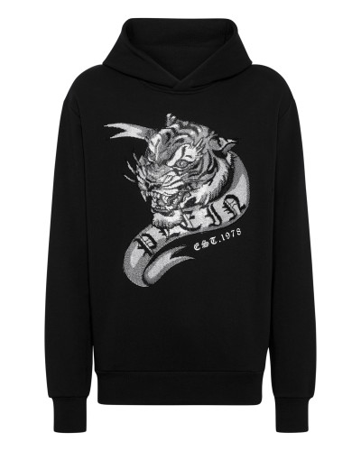 Hoodie Sweatshirt Crystal Tattoo