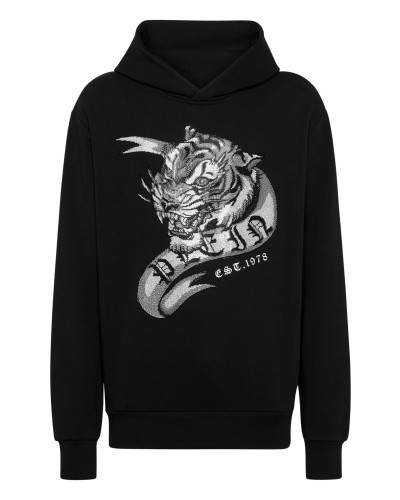 Hoodie Sweatshirt Crystal Tattoo